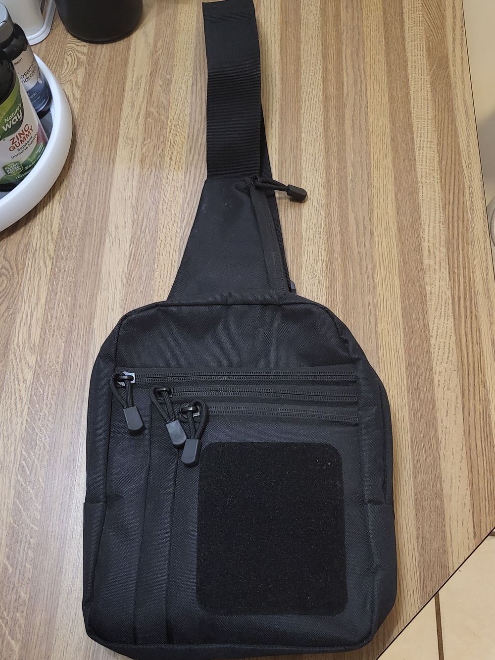 Men's BlackTactical Sling Bag - Durable Everyday Carry